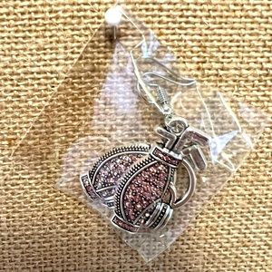 Popular Golf Bag Earring Amulet Nordic Vintage Earring Charm